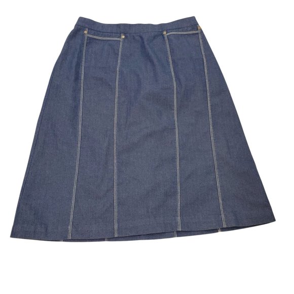 Lana Sport Woman Denim Jeans Skirt with unique front pockets - Picture 1 of 12